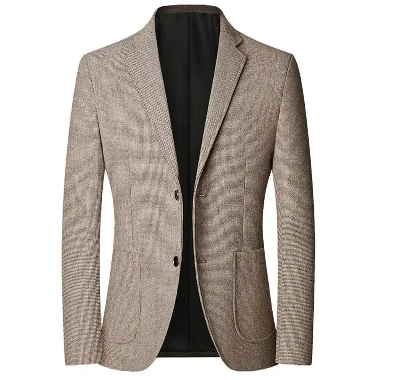 Blazer masculino Raffenzi RZ101 em algodão, com modelagem estruturada e estilo sofisticado para looks elegantes e versáteis.