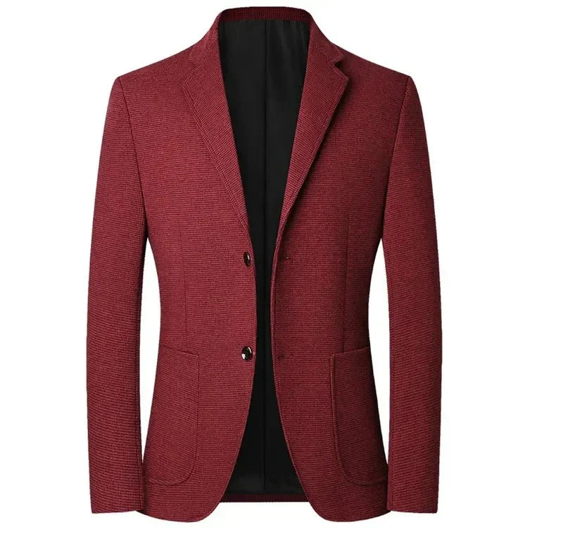 Blazer masculino Raffenzi RZ101 em algodão, com modelagem estruturada e estilo sofisticado para looks elegantes e versáteis.
