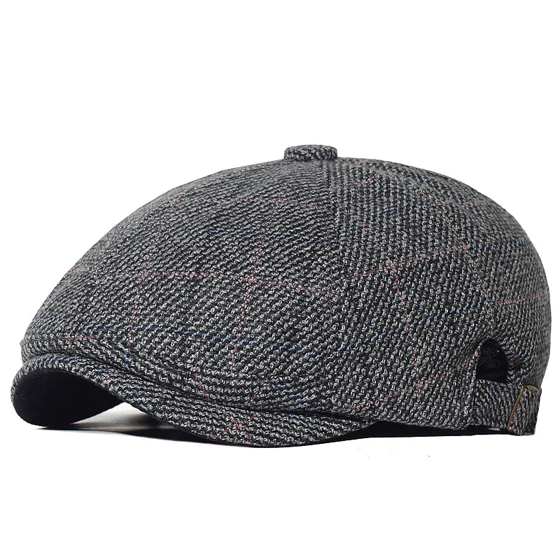 Boina masculina italiana Raffenzi RZ096, design clássico, confortável e sofisticada para homens que buscam elegância no visual.
