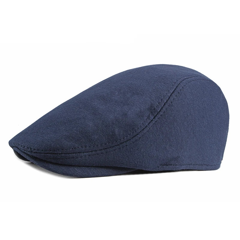 Boina masculina italiana em algodão Raffenzi RZ092, acessório sofisticado e confortável para compor looks elegantes e versáteis.