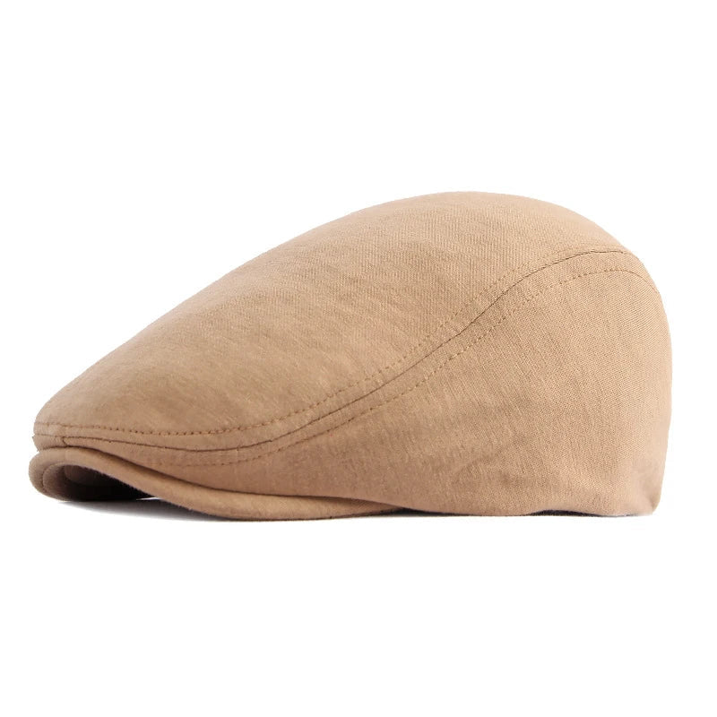 Boina masculina italiana em algodão Raffenzi RZ092, acessório sofisticado e confortável para compor looks elegantes e versáteis.