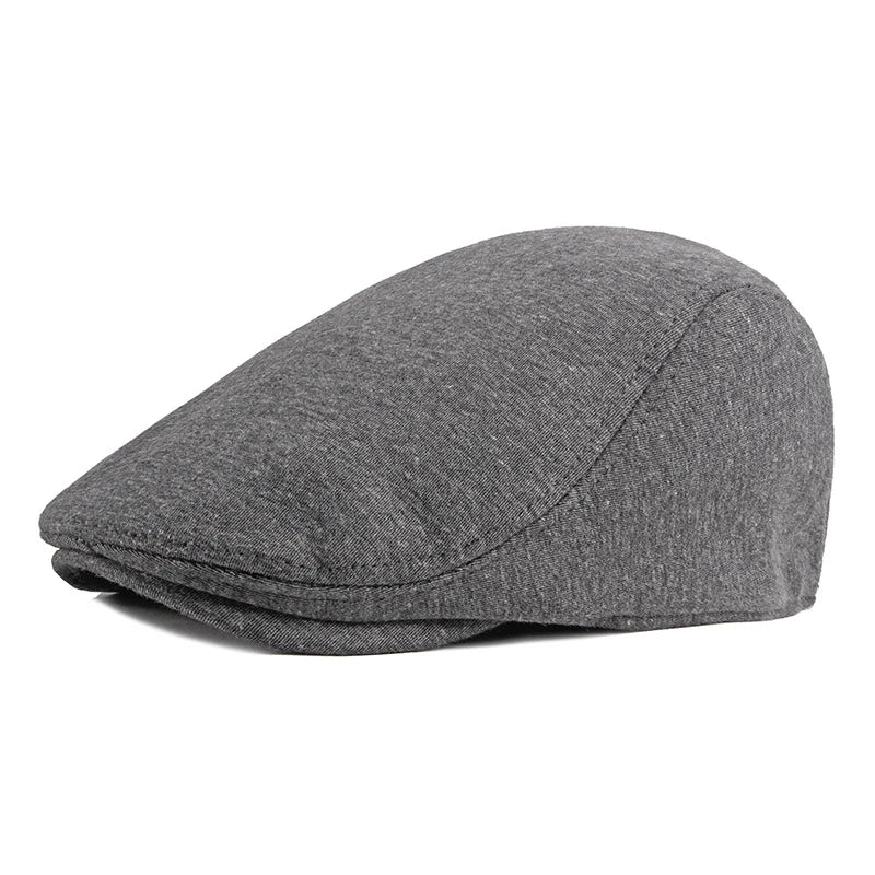 Boina masculina italiana em algodão Raffenzi RZ092, acessório sofisticado e confortável para compor looks elegantes e versáteis.