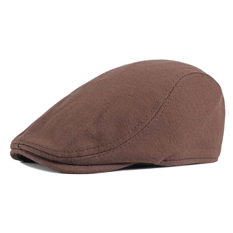 Boina masculina italiana em algodão Raffenzi RZ092, acessório sofisticado e confortável para compor looks elegantes e versáteis.