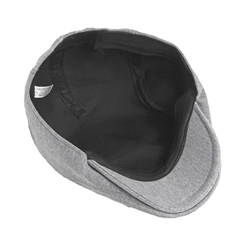 Boina masculina italiana em algodão Raffenzi RZ092, acessório sofisticado e confortável para compor looks elegantes e versáteis.