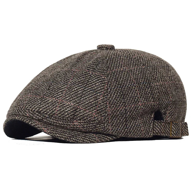 Boina masculina italiana Raffenzi RZ096, design clássico, confortável e sofisticada para homens que buscam elegância no visual.