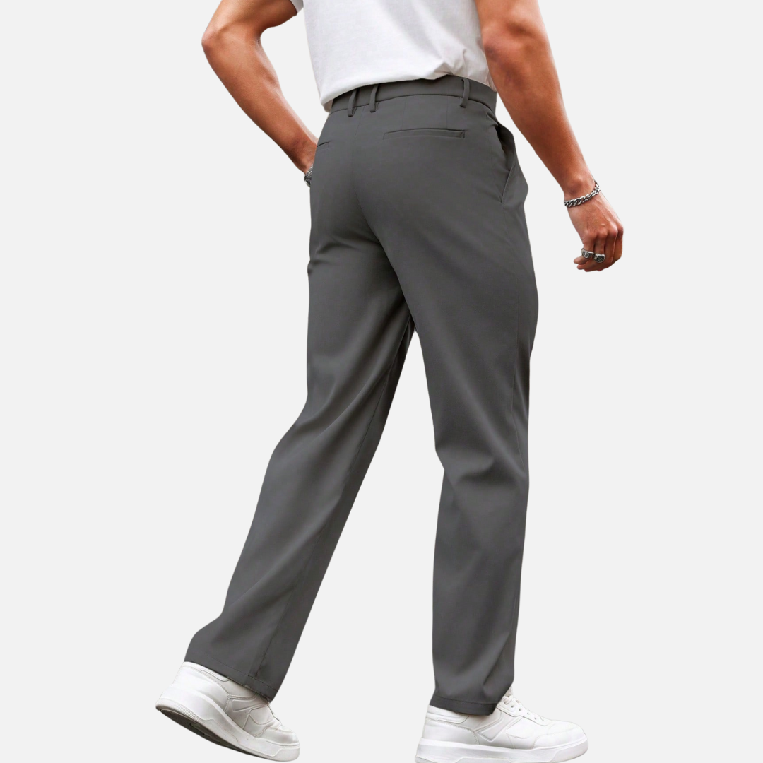 Calça social de alfaiataria masculina Raffenzi RZ111, ideal para compor looks sofisticados e modernos em diversas ocasiões