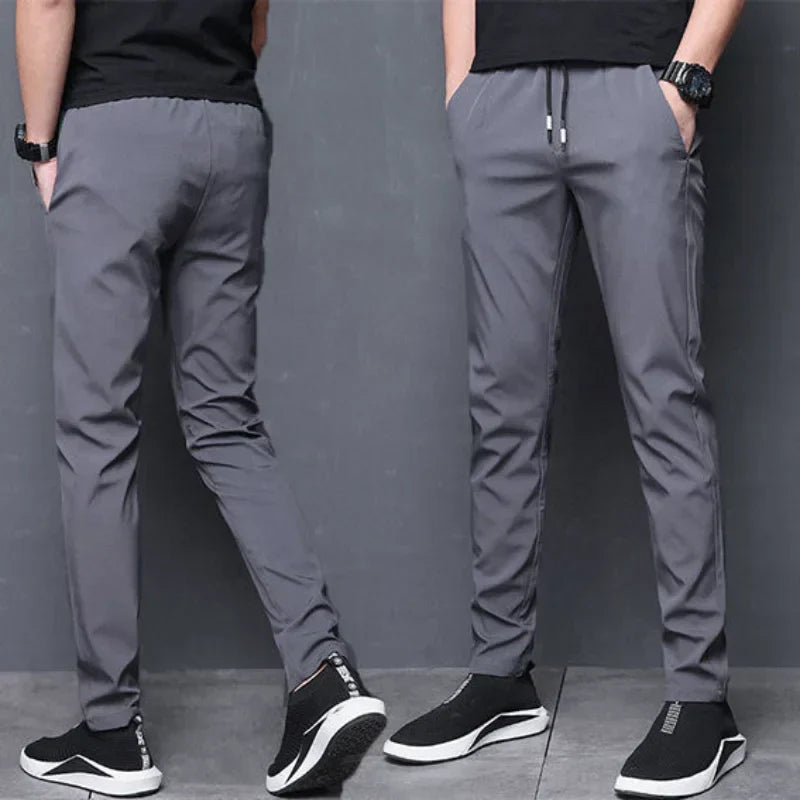 Calça Social Raffenzi RZ119 slim fit, design elegante, perfeita para eventos formais e reuniões com sofisticação e conforto.