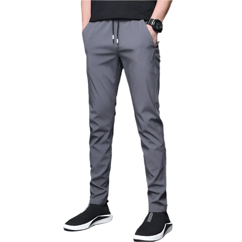 Calça Social Raffenzi RZ119 slim fit, design elegante, perfeita para eventos formais e reuniões com sofisticação e conforto.