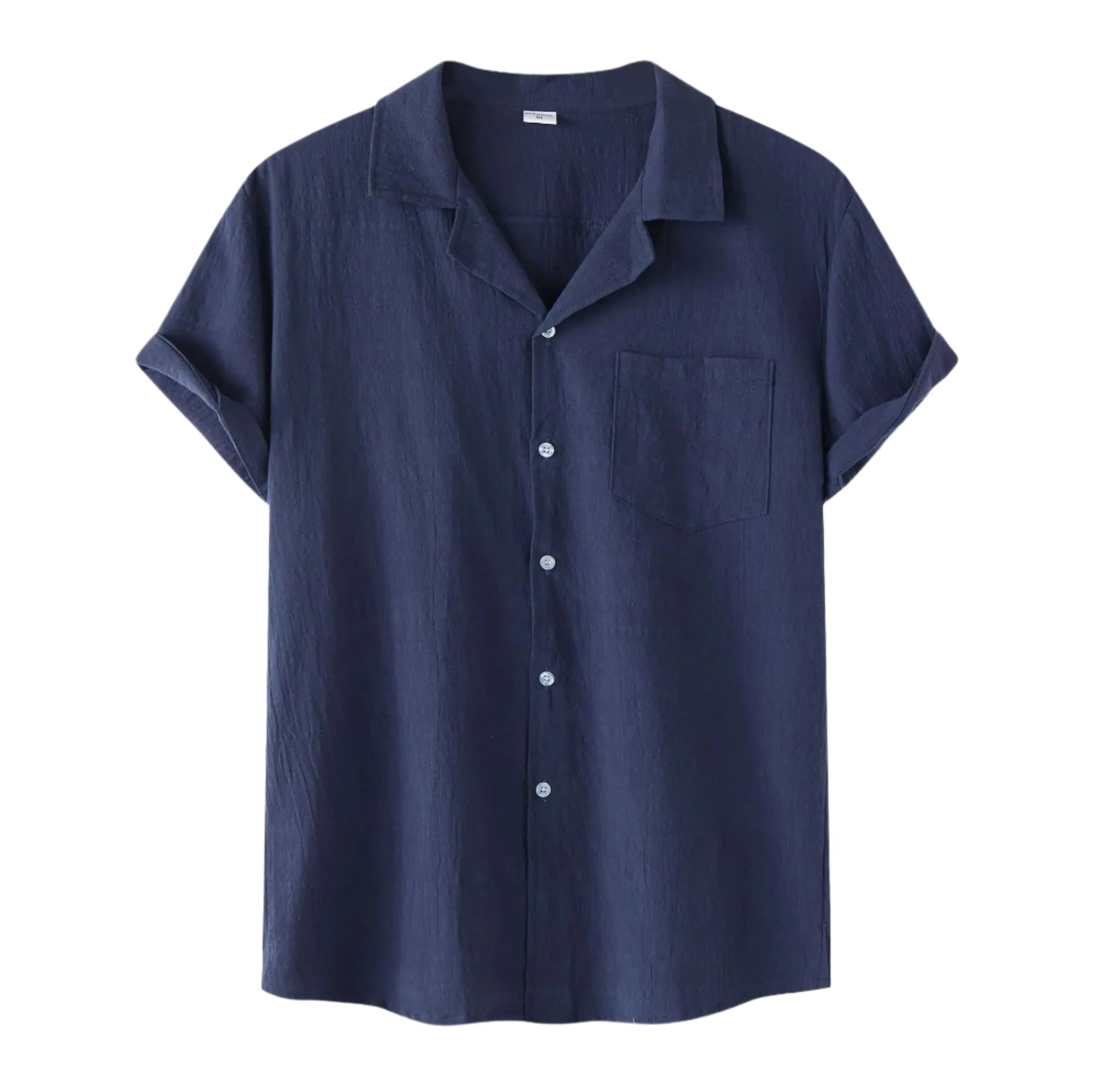 Camisa de Linho Raffenzi RZ141, design atemporal, perfeita para eventos sociais com elegância, frescor e conforto em linho.