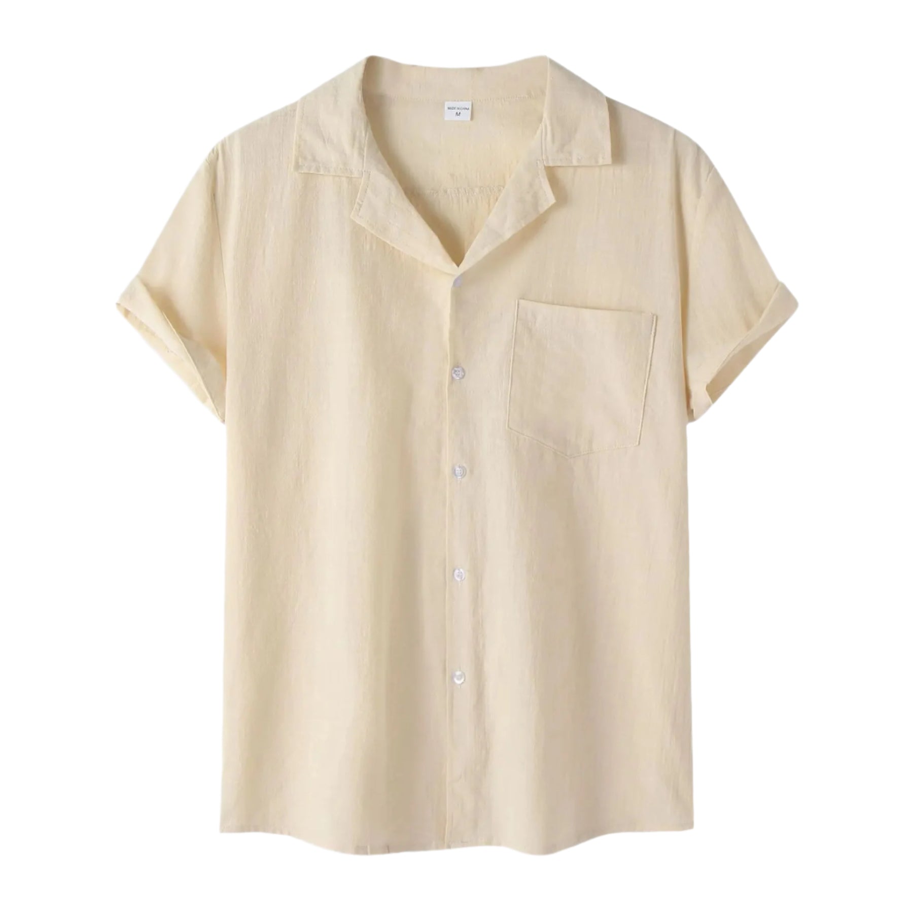 Camisa de Linho Raffenzi RZ141, design atemporal, perfeita para eventos sociais com elegância, frescor e conforto em linho.