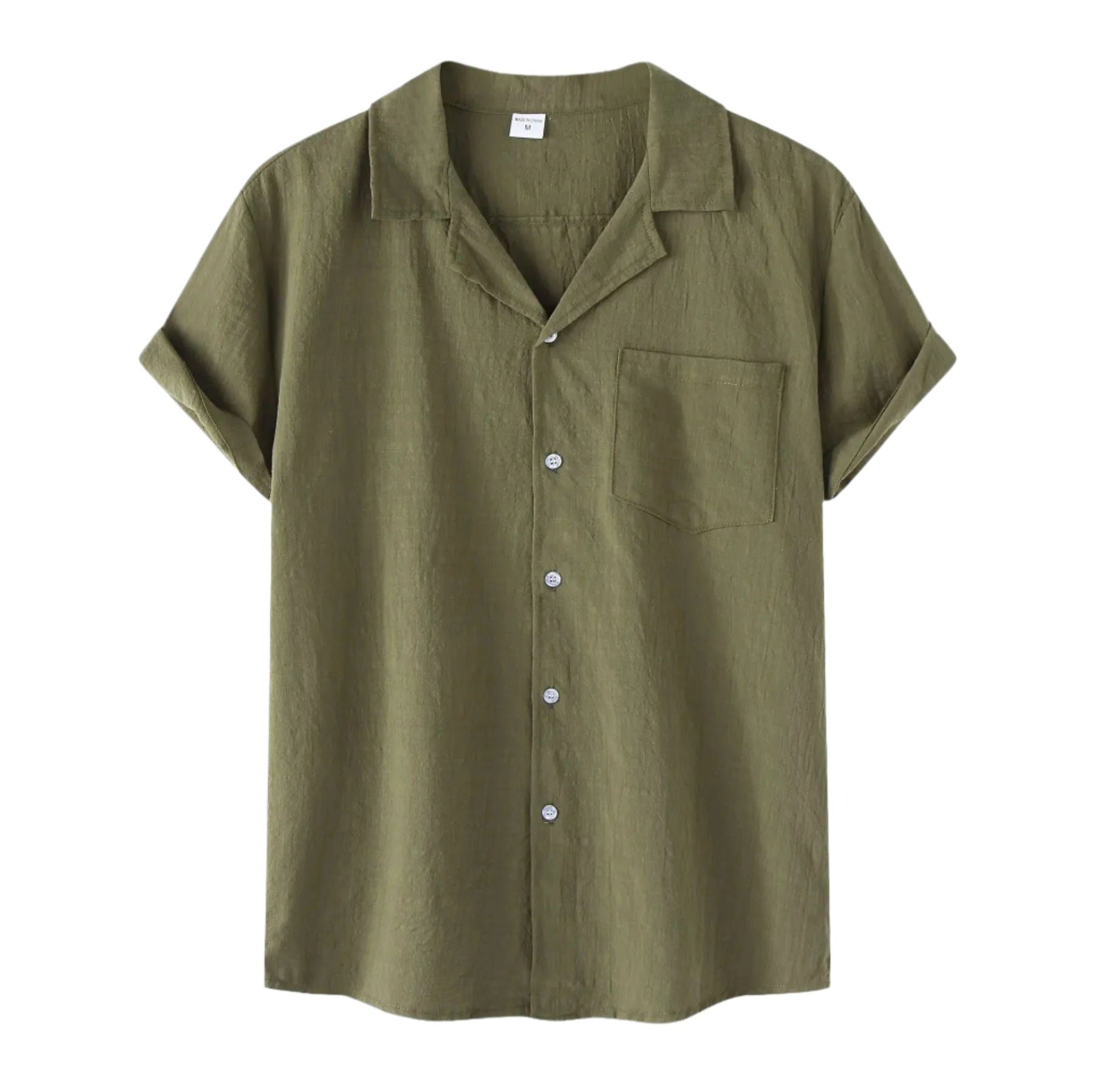 Camisa de Linho Raffenzi RZ141, design atemporal, perfeita para eventos sociais com elegância, frescor e conforto em linho.