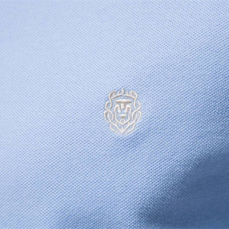 Camisa Polo Masculina Raffenzi RZ150 em algodão, design sofisticado e detalhes bordados que valorizam o visual masculino com elegância e conforto.