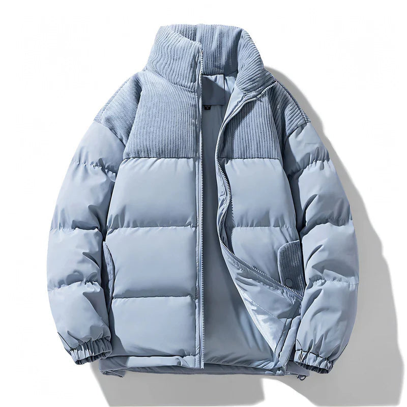 Jaqueta Bobojaco Masculina Raffenzi RZ048 com forro em lã, design moderno e acabamento refinado para conforto e elegância em dias frios.