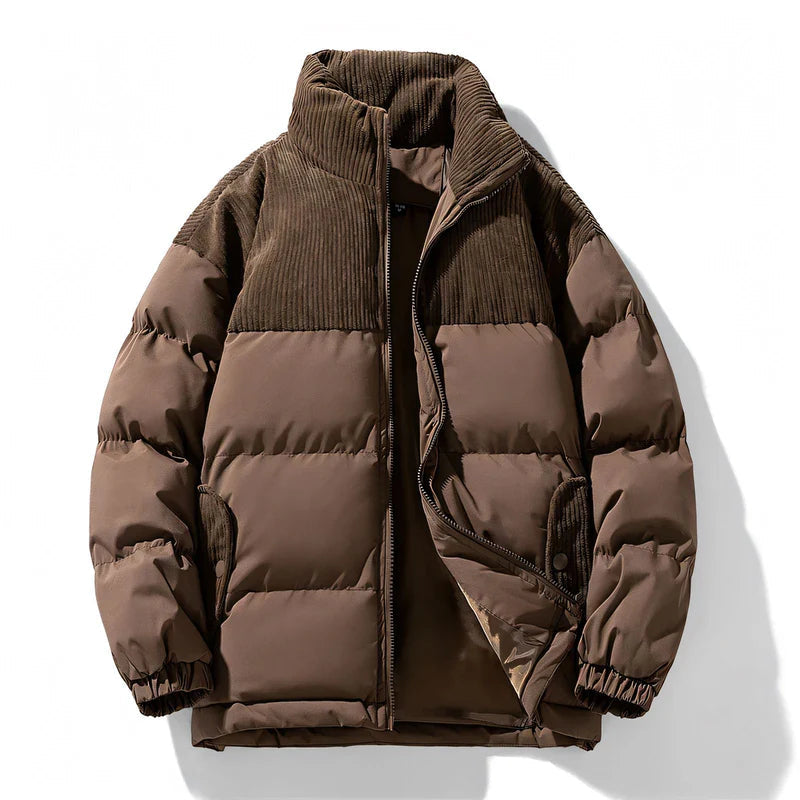 Jaqueta Bobojaco Masculina Raffenzi RZ048 com forro em lã, design moderno e acabamento refinado para conforto e elegância em dias frios.
