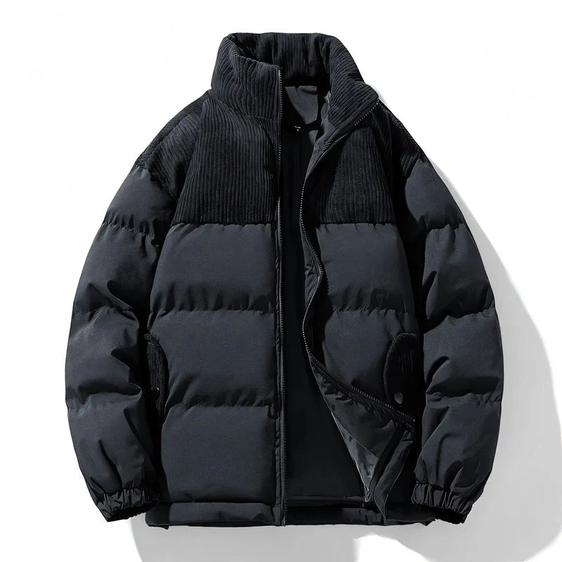 Jaqueta Bobojaco Masculina Raffenzi RZ048 com forro em lã, design moderno e acabamento refinado para conforto e elegância em dias frios.