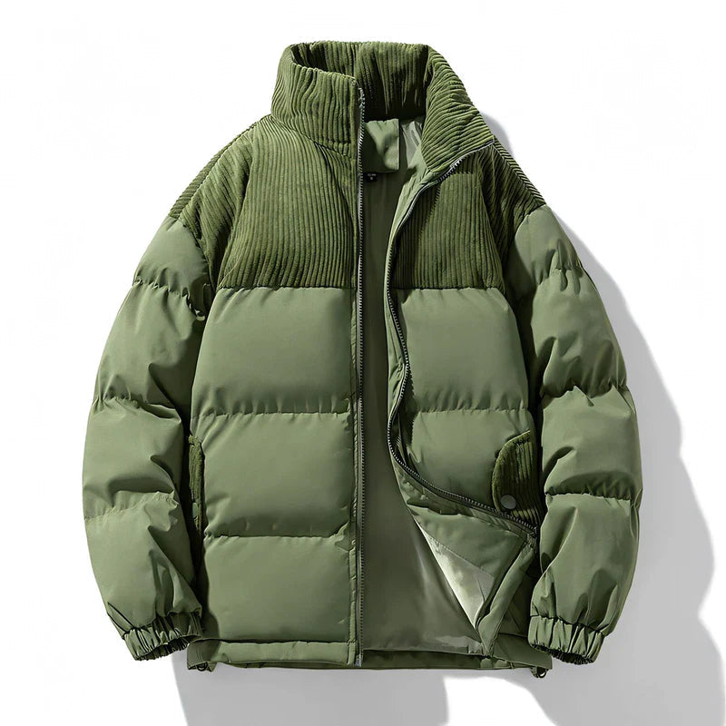Jaqueta Bobojaco Masculina Raffenzi RZ048 com forro em lã, design moderno e acabamento refinado para conforto e elegância em dias frios.