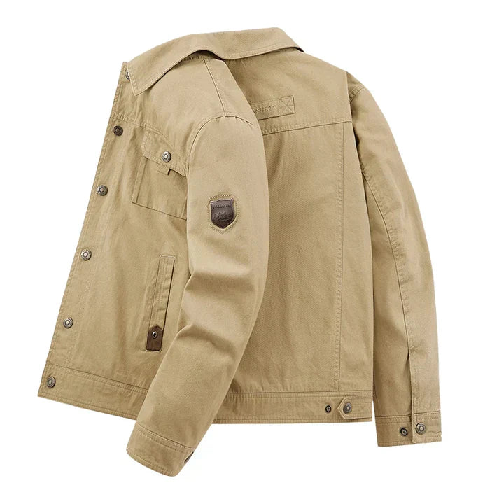 Jaqueta casual masculina Raffenzi RZ004 em algodão, design sofisticado, confortável e ideal para compor looks modernos em diversas ocasiões.