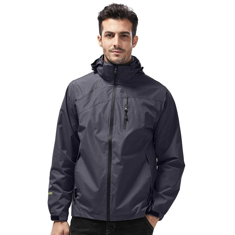 Jaqueta Corta Vento Raffenzi RZ047 com capuz, design leve e confortável, ideal para proteção no dia a dia ou atividades ao ar livre.