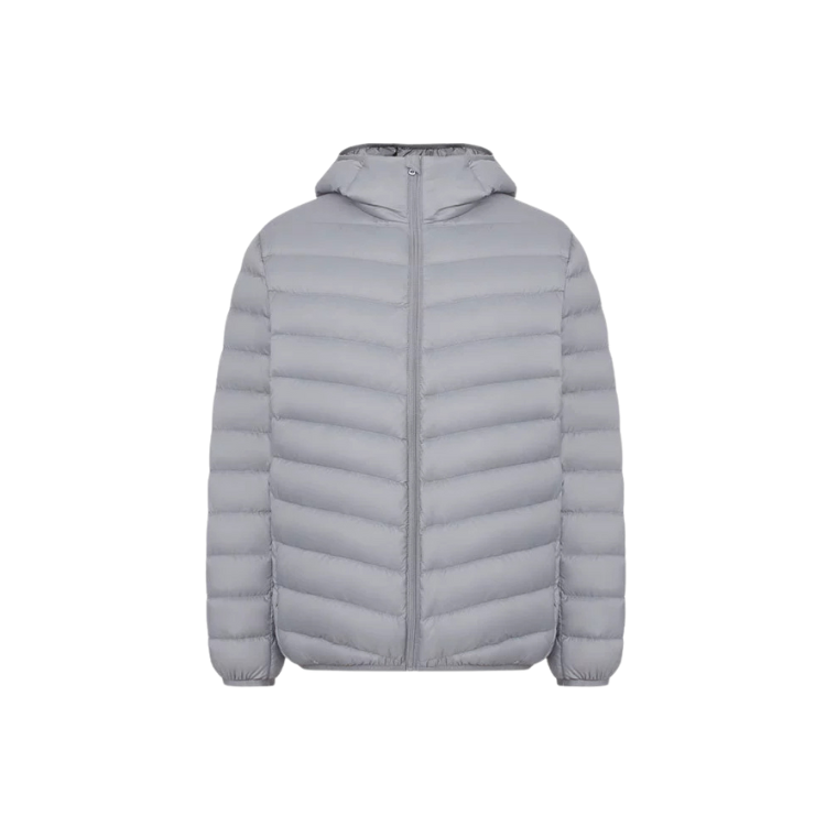 Jaqueta masculina puffer Raffenzi RZ002 com enchimento de alta densidade, conforto térmico e design moderno para um inverno mais elegante