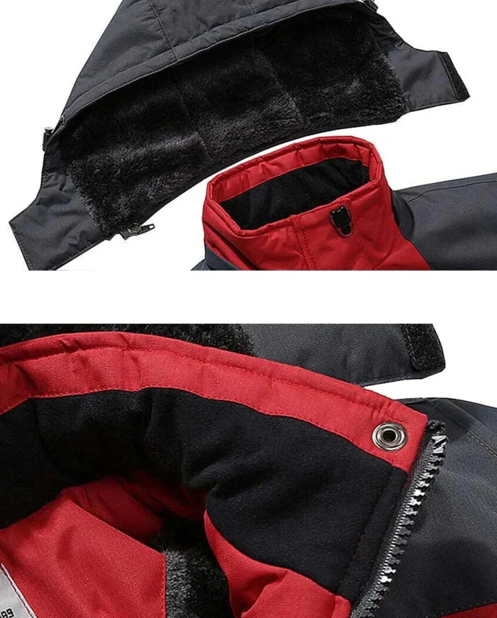 Jaqueta masculina forrada Raffenzi RZ035, proteção térmica eficiente para frio intenso e ideal para climas rigorosos e aventuras ao ar livre.