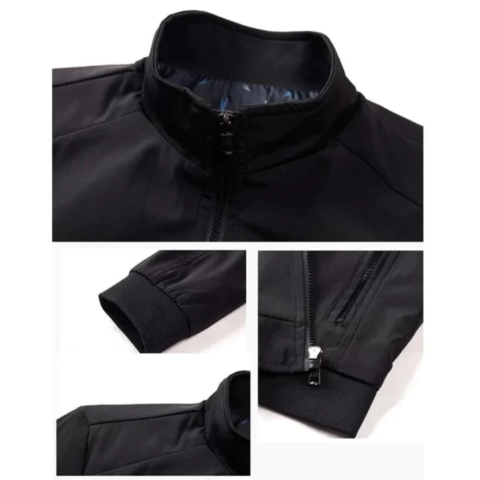 Jaqueta Masculina Raffenzi RZ042 oferece proteção térmica, conforto e estilo moderno, perfeita para homens que buscam elegância e funcionalidade.