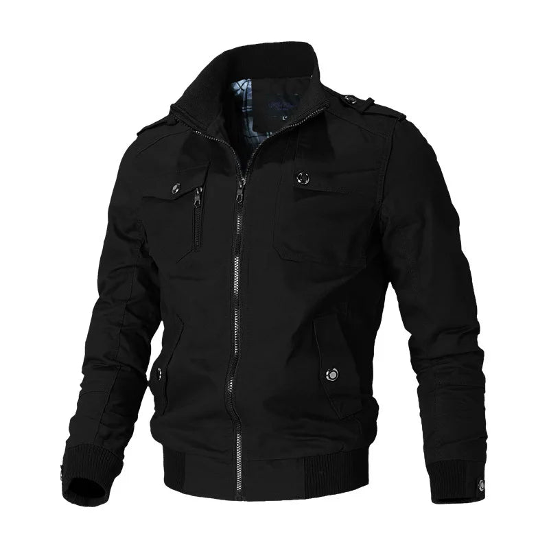 Jaqueta Motociclista Masculina Raffenzi RZ089 com design esportivo, reforços de proteção e modelagem ajustada para conforto e segurança sobre duas rodas.
