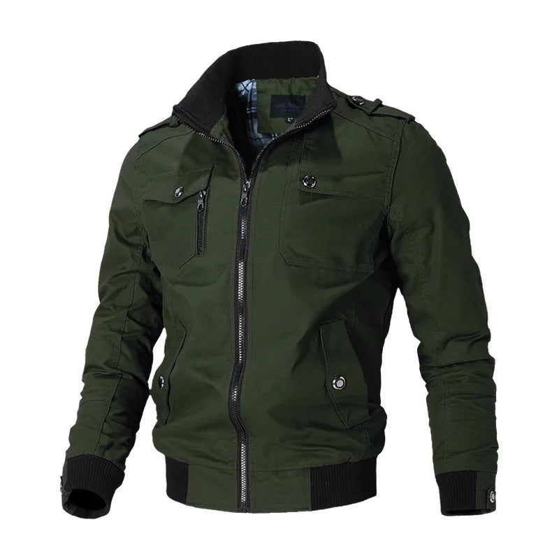 Jaqueta Motociclista Masculina Raffenzi RZ089 com design esportivo, reforços de proteção e modelagem ajustada para conforto e segurança sobre duas rodas.