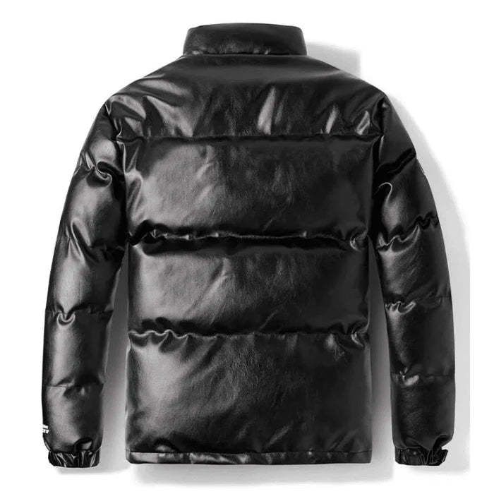 Jaqueta puffer masculina Raffenzi RZ024 com design moderno, isolamento térmico e acabamento espesso, ideal para estilo e proteção no inverno.