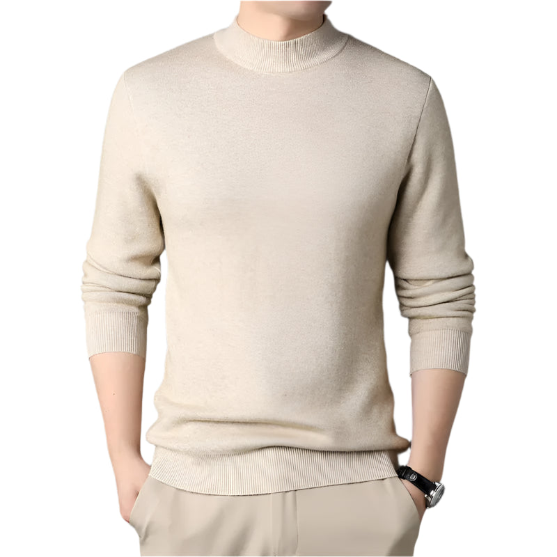 Suéter Raffenzi RZ140, design refinado, perfeito para ocasiões casuais ou formais com sofisticação, calor e conforto em lã.