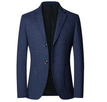 Blazer masculino Raffenzi RZ101 em algodão, com modelagem estruturada e estilo sofisticado para looks elegantes e versáteis.