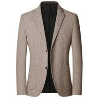 Blazer masculino Raffenzi RZ101 em algodão, com modelagem estruturada e estilo sofisticado para looks elegantes e versáteis.