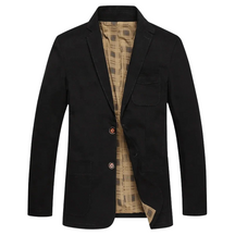 Blazer masculino Raffenzi RZ102 em algodão premium com corte estruturado e detalhes refinados, ideal para compor looks elegantes e confortáveis.