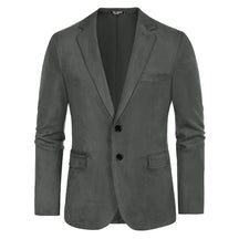 Blazer masculino em camurça Raffenzi RZ103 com design clássico, toque aveludado e bolsos funcionais, ideal para looks elegantes e sofisticados.