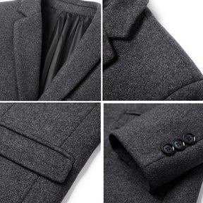 Blazer masculino slim fit Raffenzi RZ105 com design moderno, caimento impecável e ideal para compor looks sofisticados em qualquer ocasião.