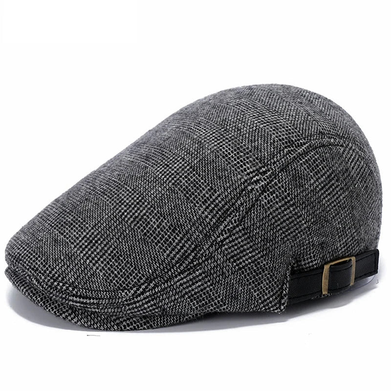 Boina masculina italiana Raffenzi RZ091 em algodão, acessório sofisticado e confortável para complementar visuais elegantes e estilosos.
