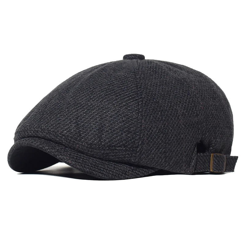 Boina masculina italiana Raffenzi RZ096, design clássico, confortável e sofisticada para homens que buscam elegância no visual.