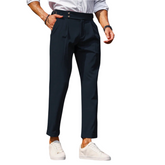 Calça social de alfaiataria masculina Raffenzi RZ113 com caimento perfeito para um visual sofisticado e confortável