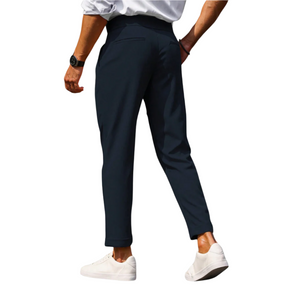 Calça social de alfaiataria masculina Raffenzi RZ113 com caimento perfeito para um visual sofisticado e confortável