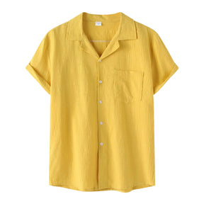 Camisa de Linho Raffenzi RZ141, design atemporal, perfeita para eventos sociais com elegância, frescor e conforto em linho.