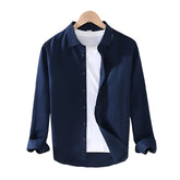 Camisa de Linho Raffenzi RZ142, design atemporal, perfeita para eventos sociais com sofisticação, frescor e resistência em linho.