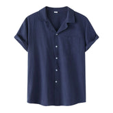 Camisa de Linho Raffenzi RZ141, design atemporal, perfeita para eventos sociais com elegância, frescor e conforto em linho.