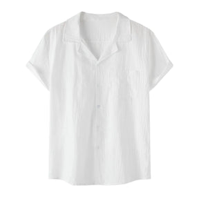 Camisa de Linho Raffenzi RZ141, design atemporal, perfeita para eventos sociais com elegância, frescor e conforto em linho.