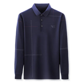 Camisa Polo Raffenzi RZ146, design refinado, perfeita para ocasiões profissionais ou formais com sofisticação e conforto elevado.