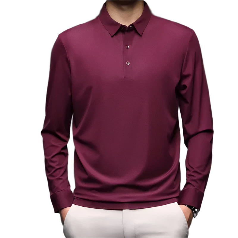 Camisa Polo Raffenzi RZ145, design contemporâneo, perfeita para ocasiões casuais ou formais com elegância e resistência duradoura.