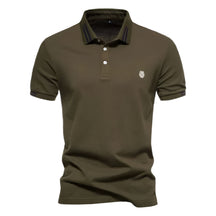 Camisa Polo Masculina Raffenzi RZ150 em algodão, design sofisticado e detalhes bordados que valorizam o visual masculino com elegância e conforto.