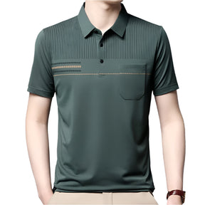 Camisa Polo Raffenzi RZ148, design refinado, perfeita para ocasiões casuais ou formais com elegância e conforto moderno.
