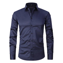 Camisa Social Raffenzi RZ143, design slim fit, perfeita para eventos formais ou profissionais com elegância e conforto em algodão.