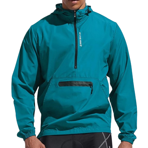 Jaqueta corta vento masculina Raffenzi RZ059, leve, resistente e moderna, ideal para proteção e estilo em atividades urbanas ou ao ar livre.