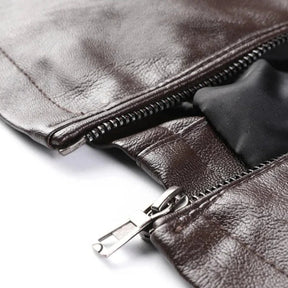 Jaqueta de couro masculina Raffenzi RZ090 sofisticada, resistente e versátil, ideal para quem busca elegância e conforto em qualquer ocasião.