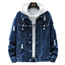 Jaqueta Jeans Masculina Raffenzi RZ058 com design moderno, jeans premium e acabamento sofisticado para um visual autêntico e versátil.